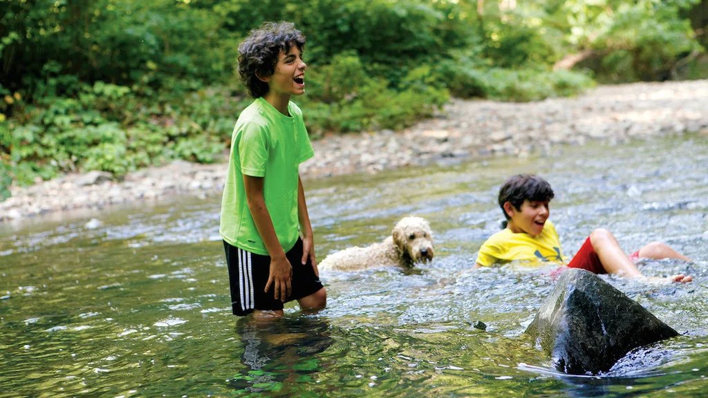 Kids running at National Mall DC