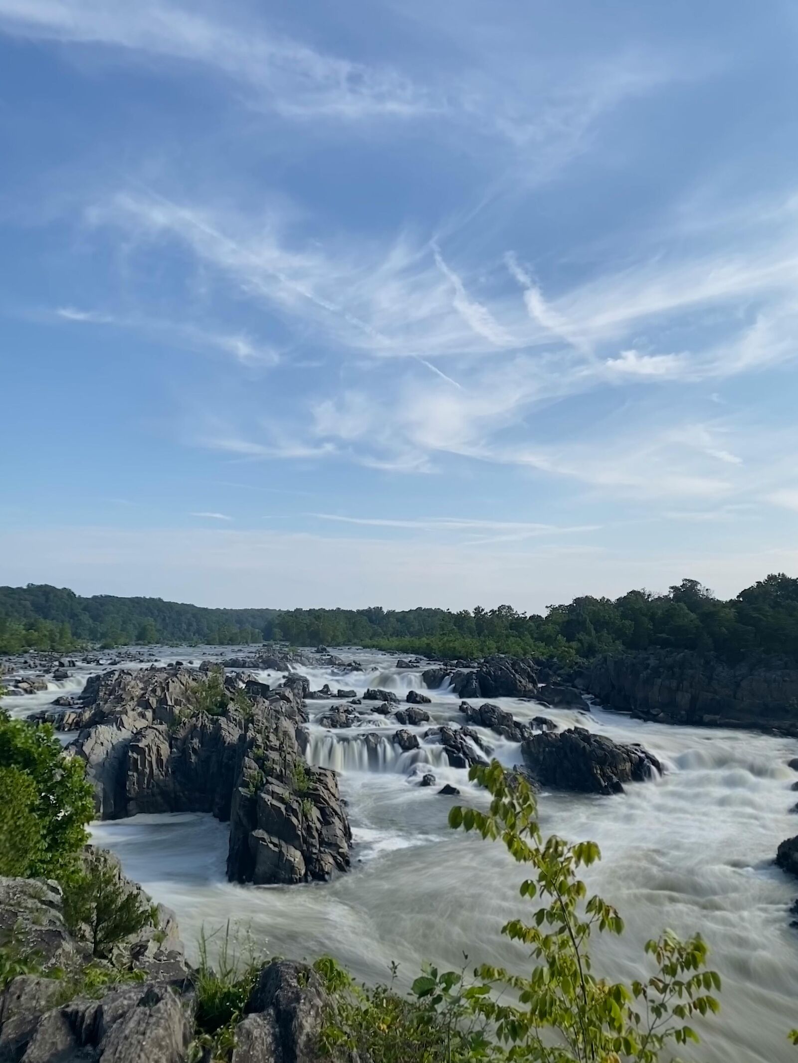 Great Falls Park with kids