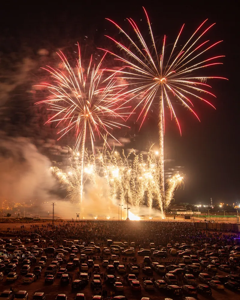 Fireworks over Anacostia Park on the Fourth of July