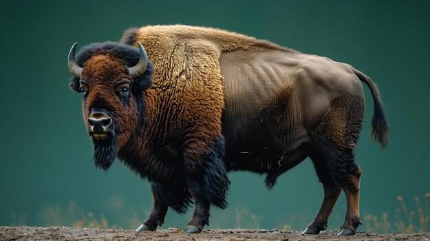 Bison Standing Strong at Natural History Museum