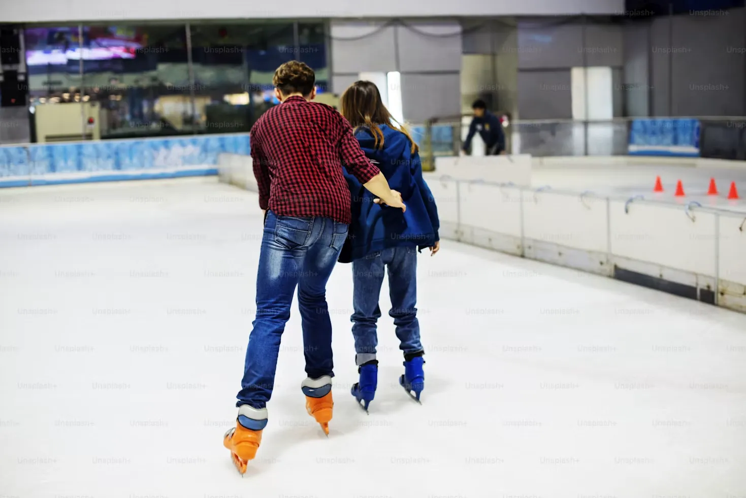 Families skating at Fort Dupont Ice Arena in Southeast DC