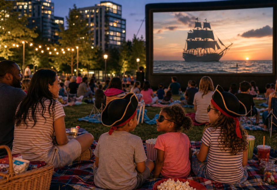 Pirates of the Caribbean Outdoor Movie