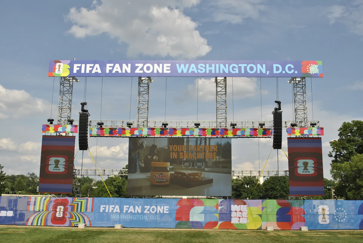 FIFA Fan Zone on the National Mall