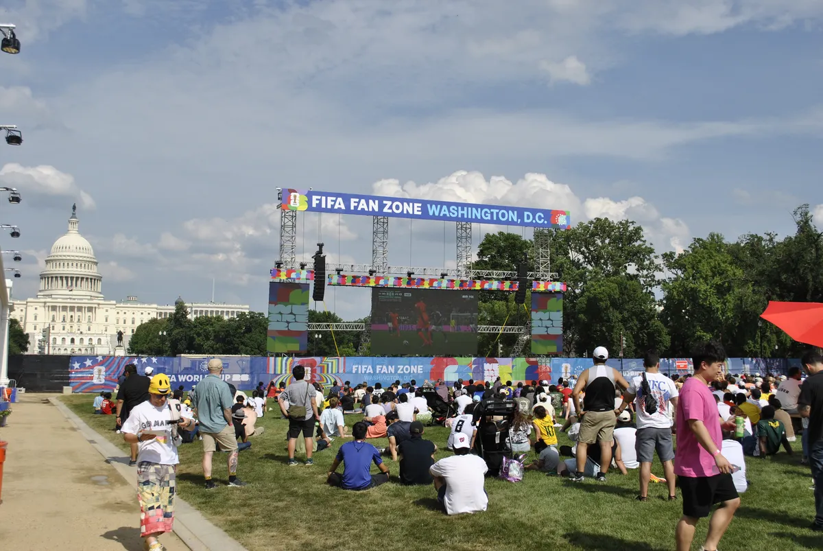 FIFA Fan Zone on the National Mall