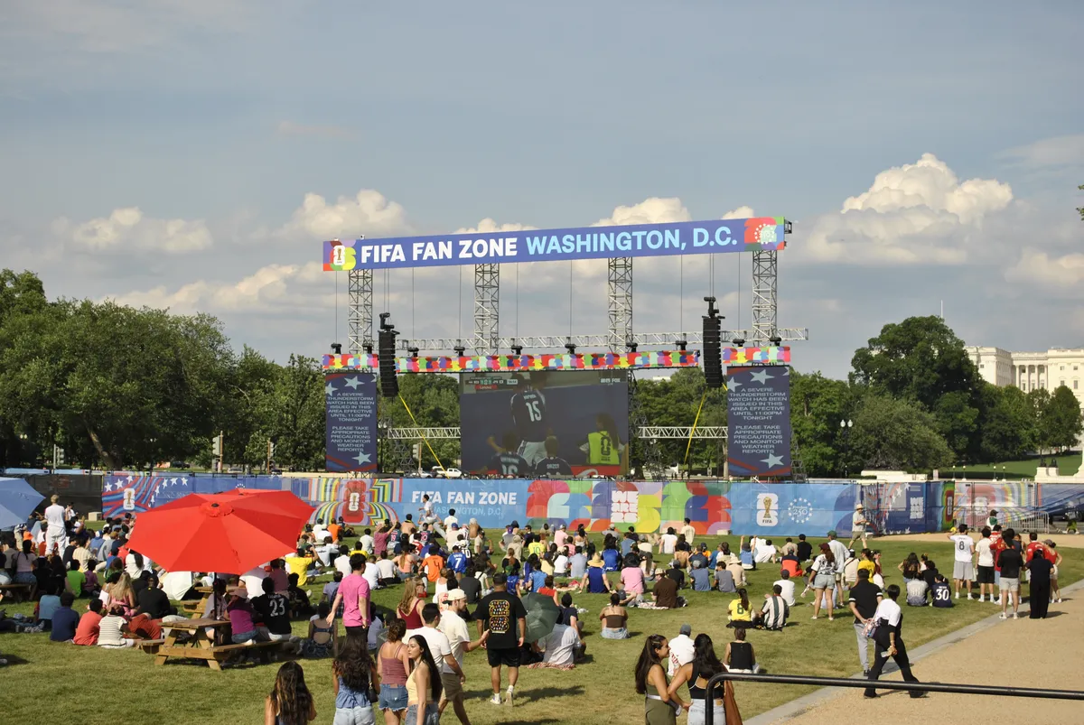 FIFA Fan Zone on the National Mall