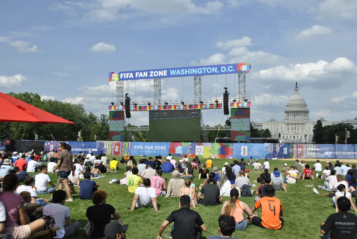FIFA Fan Zone on the National Mall