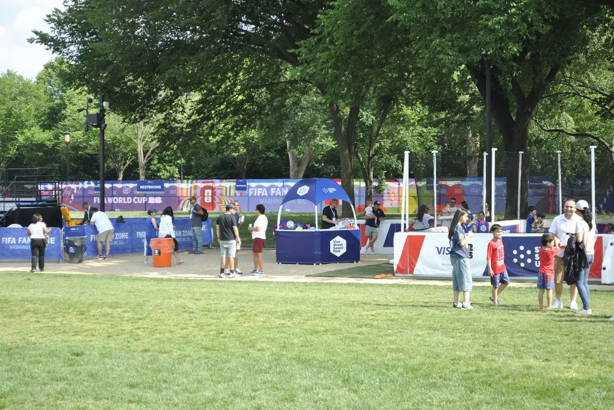 FIFA Fan Zone on the National Mall