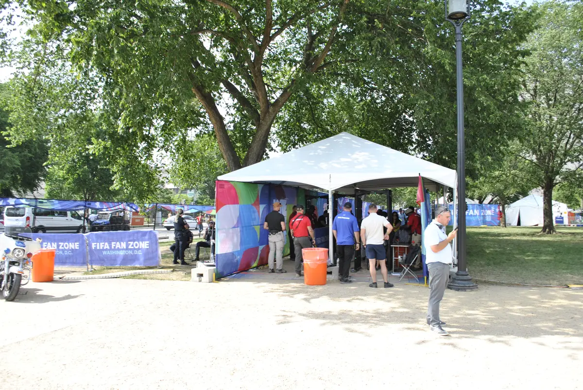 FIFA Fan Zone on the National Mall
