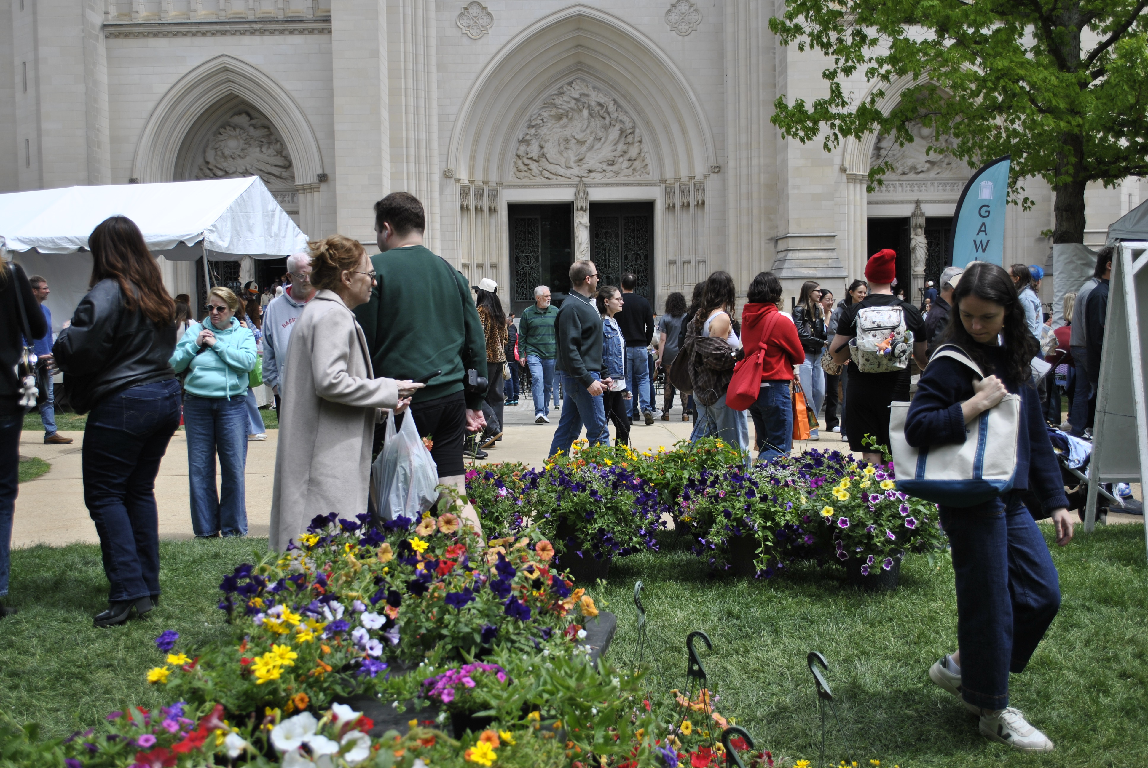 Flower Mart at Washington National Cathedral