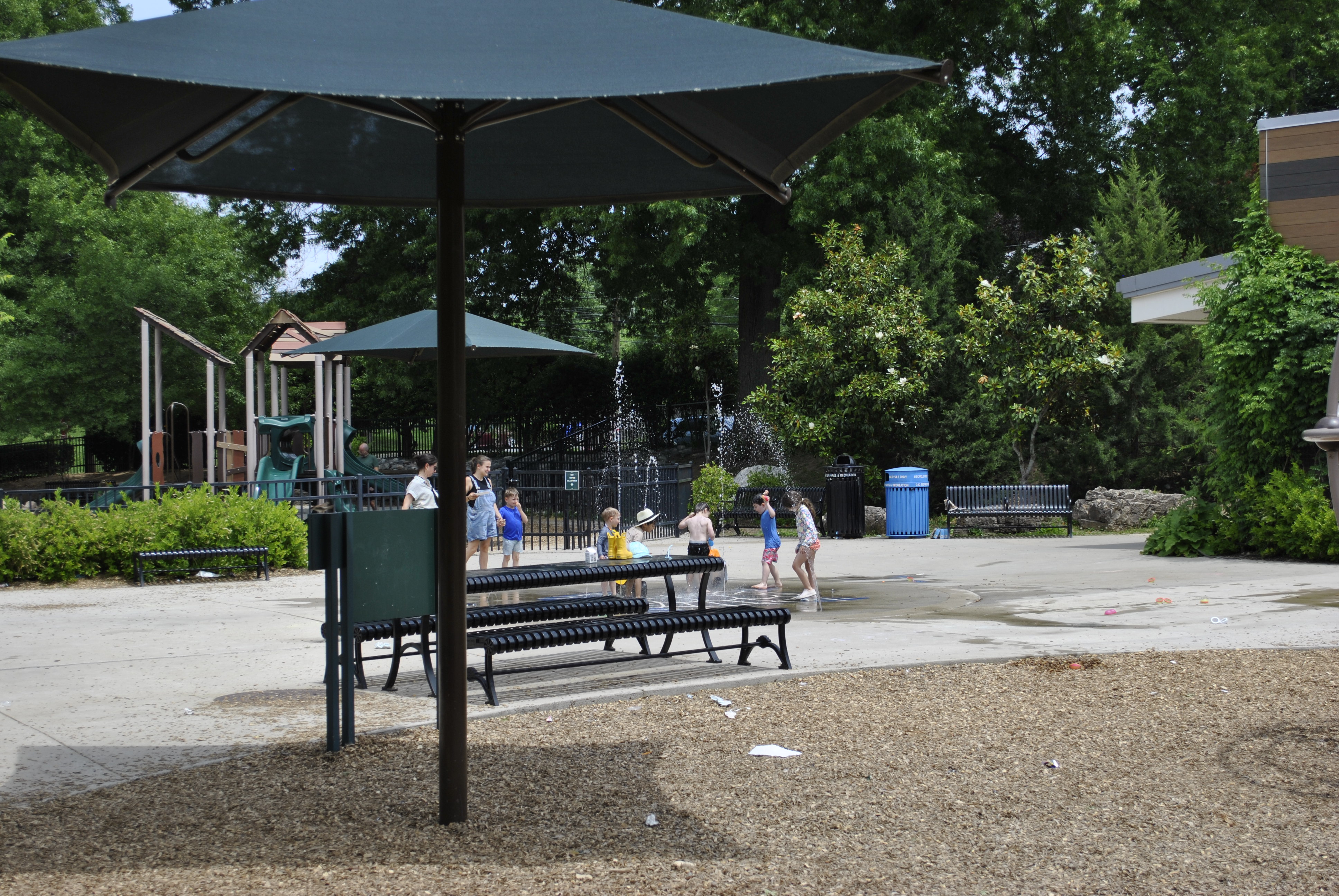 Friendship Recreation Center splash pad in Washington DC