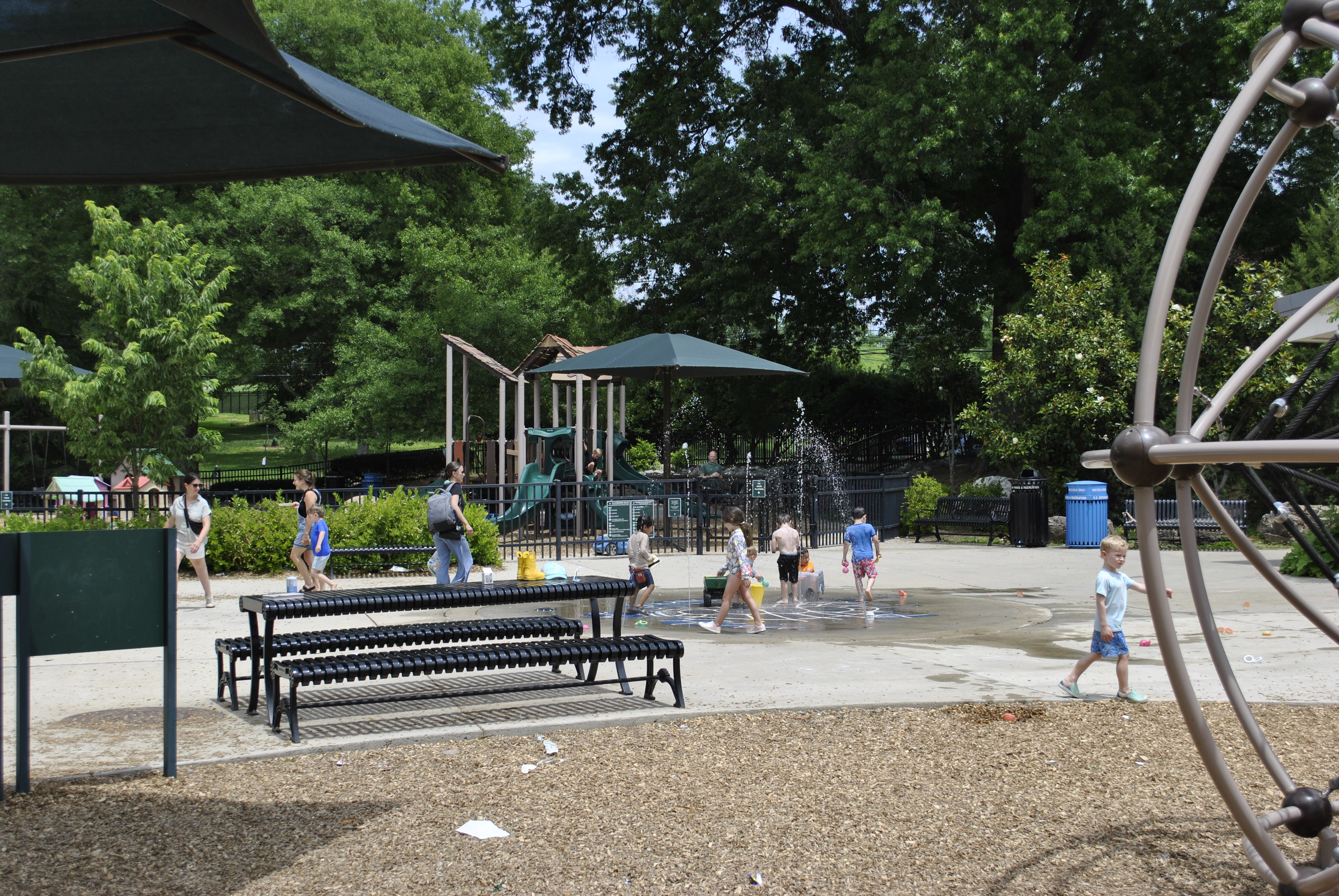 Friendship Recreation Center splash pad in Washington DC