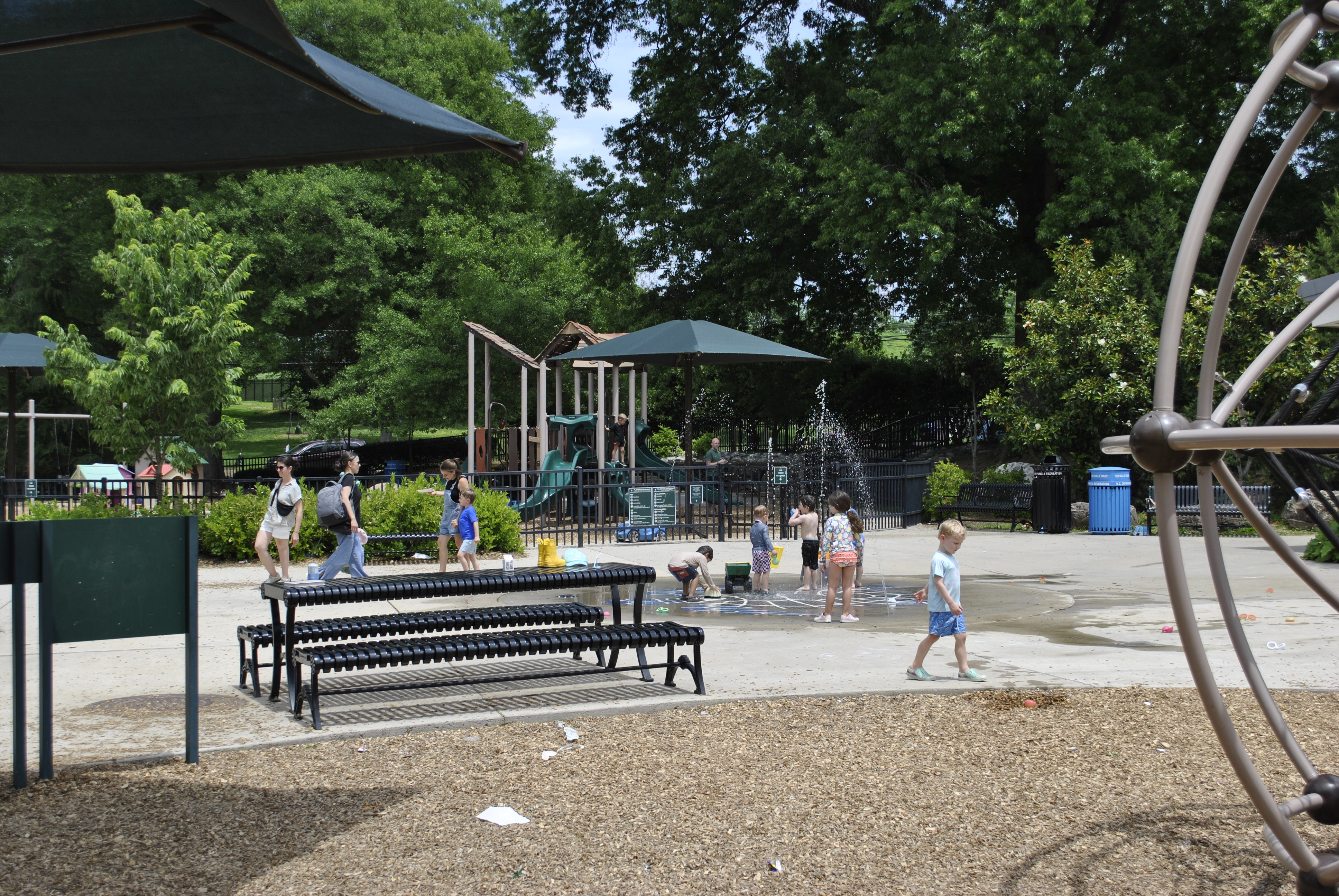 Friendship Recreation Center splash pad in Washington DC
