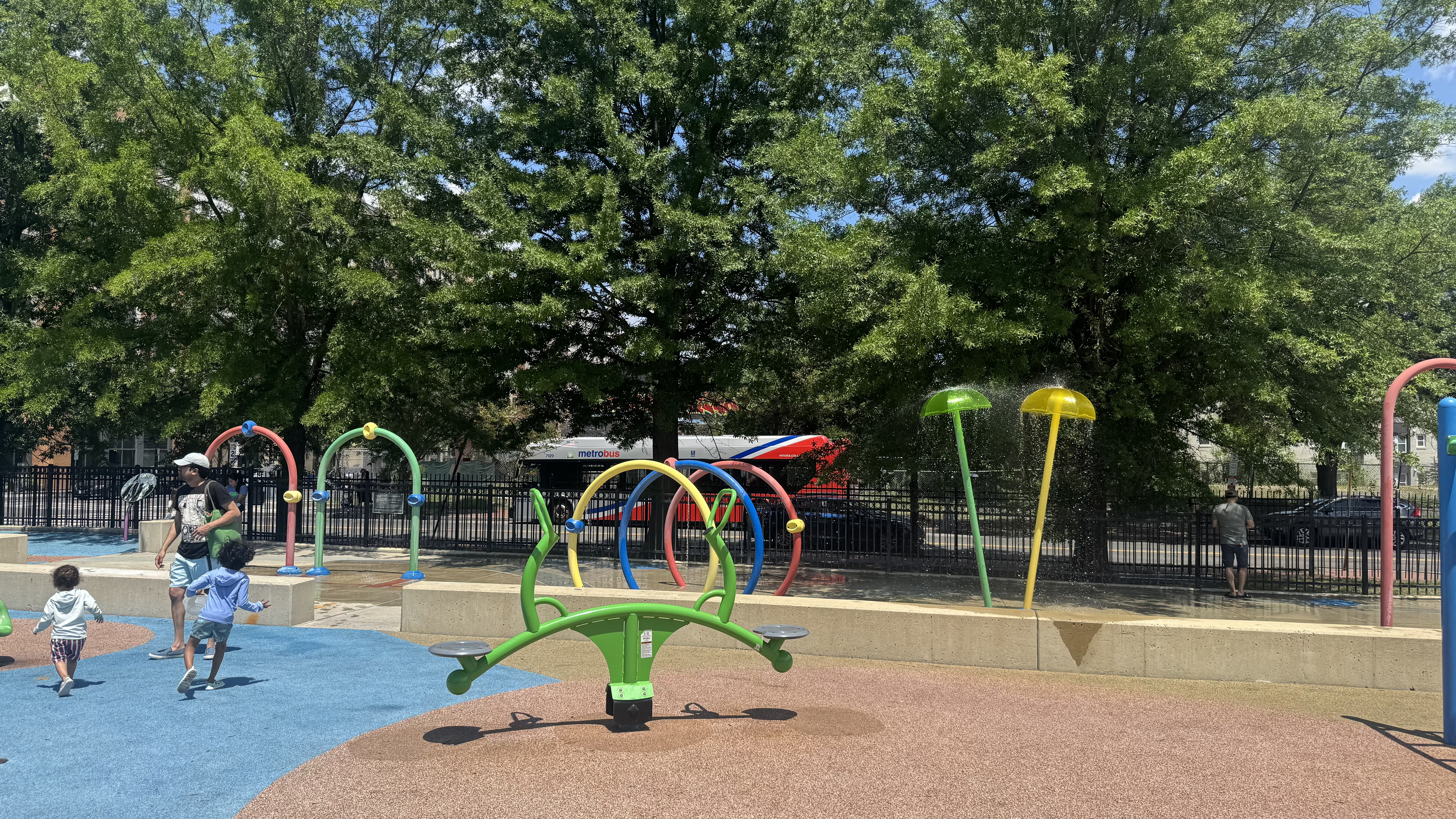 Kennedy Recreation Center splash pad in Shaw
