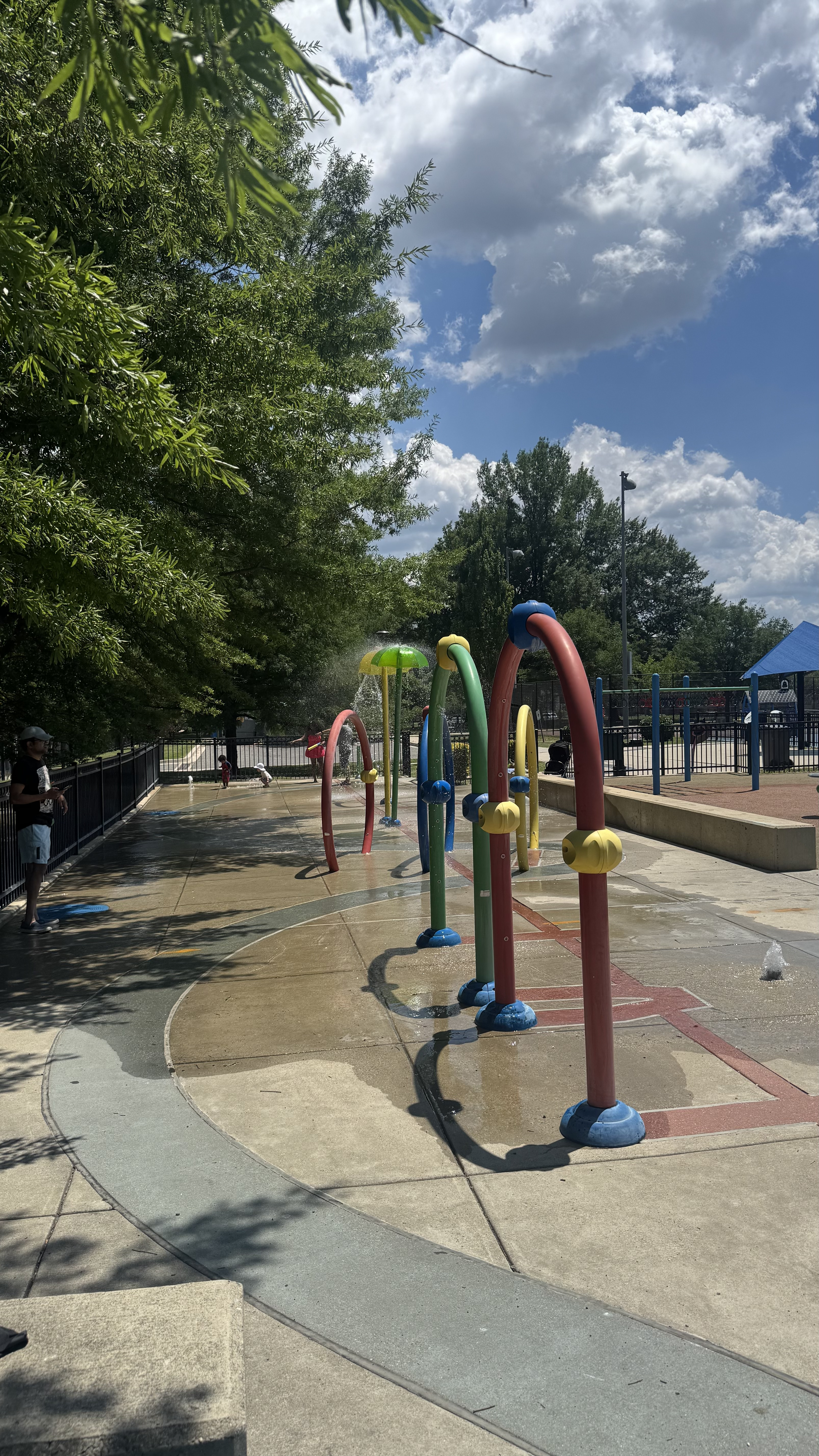Kennedy Recreation Center splash pad in Washington DC