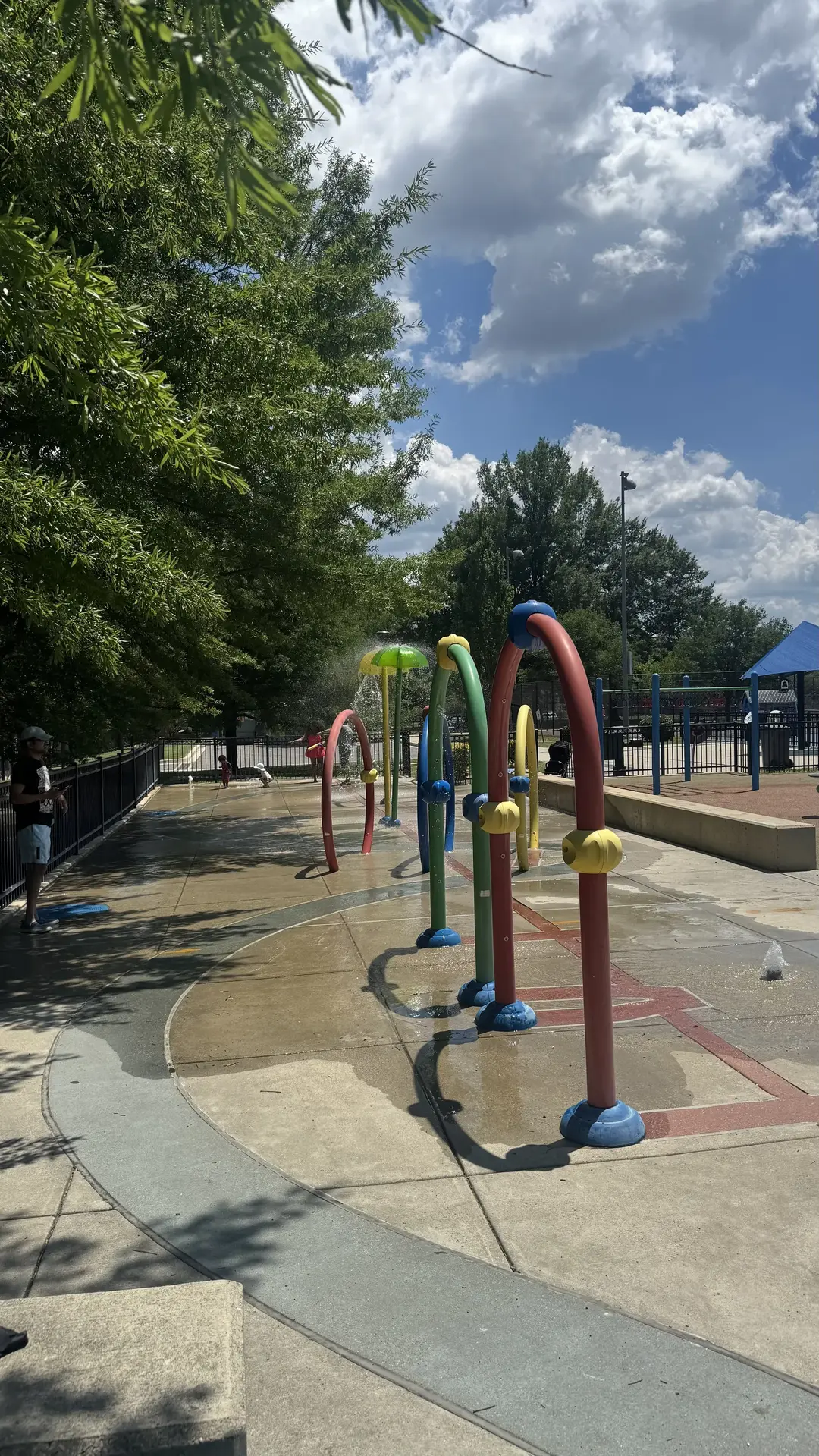 Kennedy Recreation Center splash pad in Washington DC
