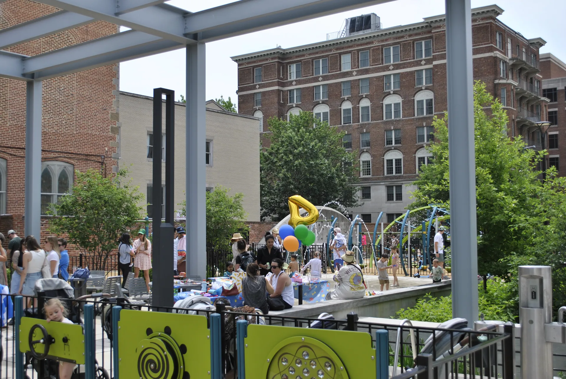 Stead Park splash pad in Washington DC