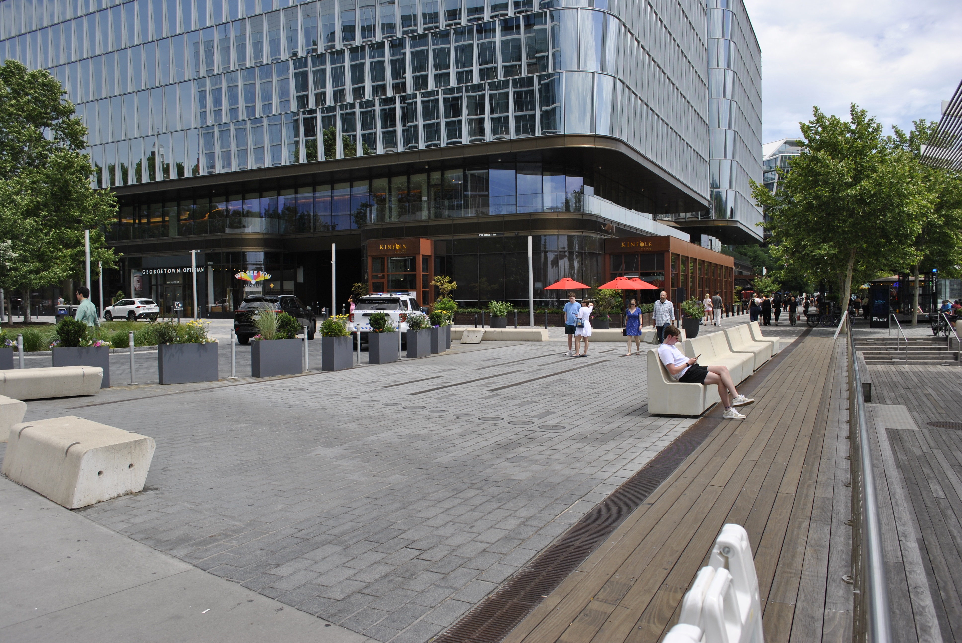 The Wharf splash pad area