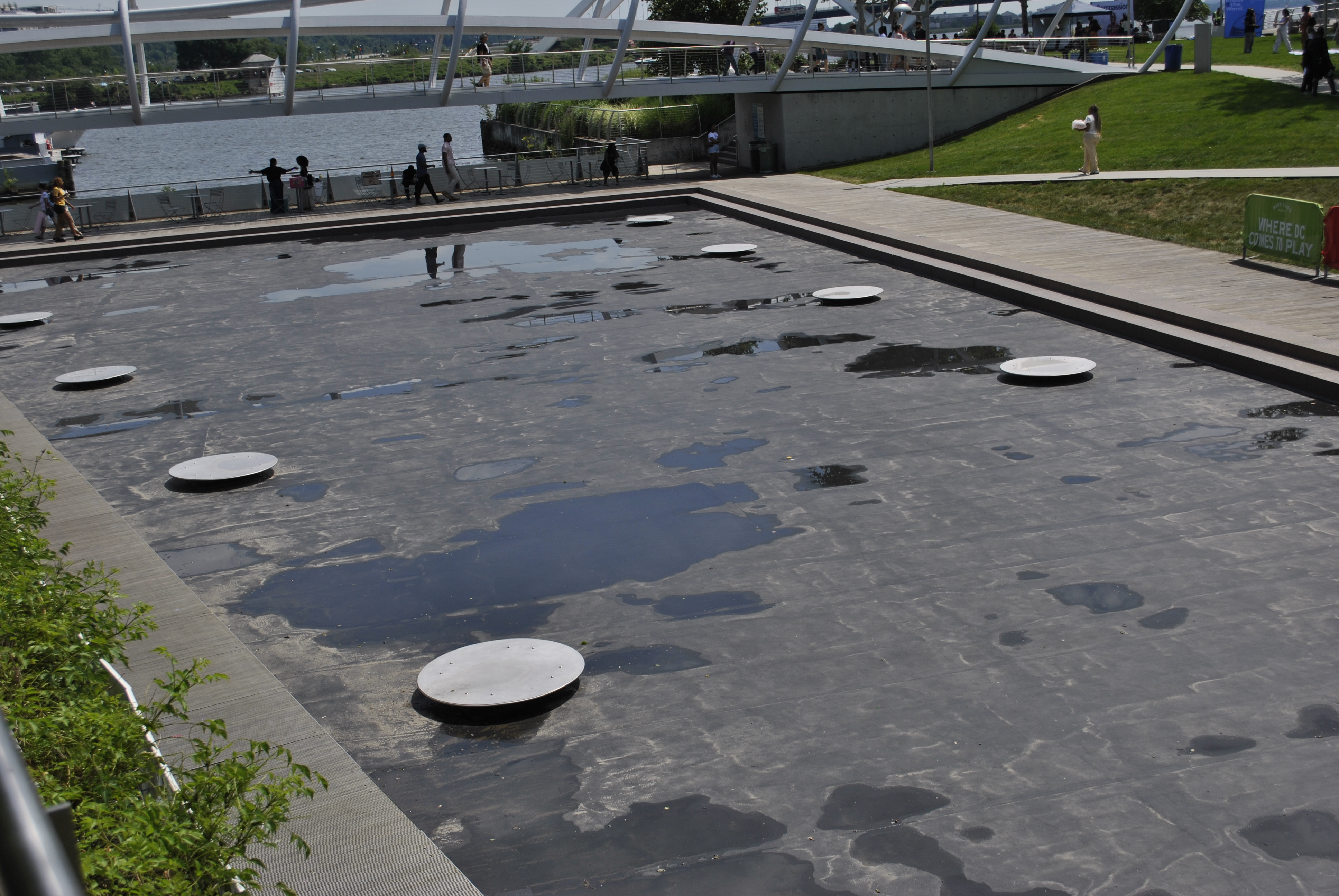Yards Park (The Yard) splash pad in Washington DC