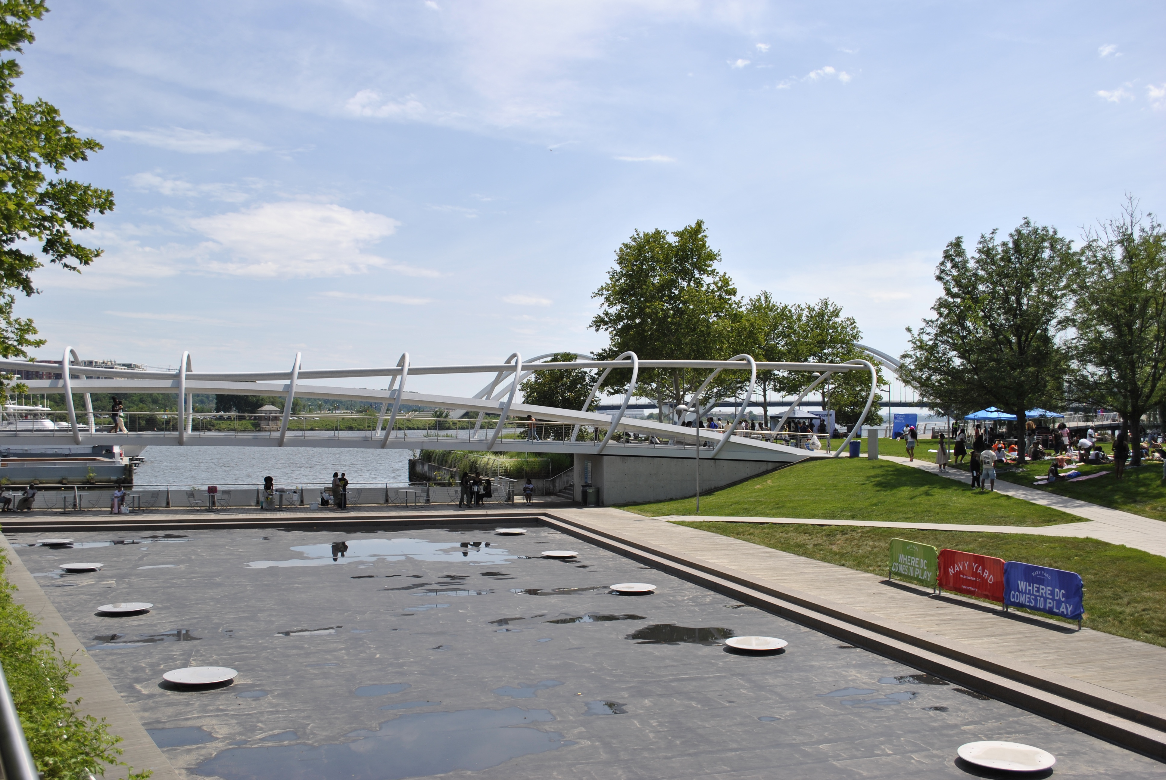 Yards Park (The Yard) splash pad in Washington DC