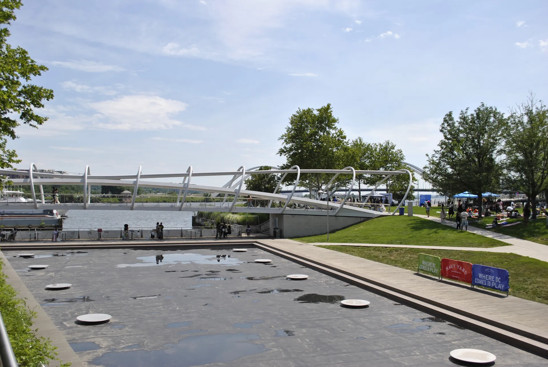 Yards Park (The Yard) splash pad in Washington DC