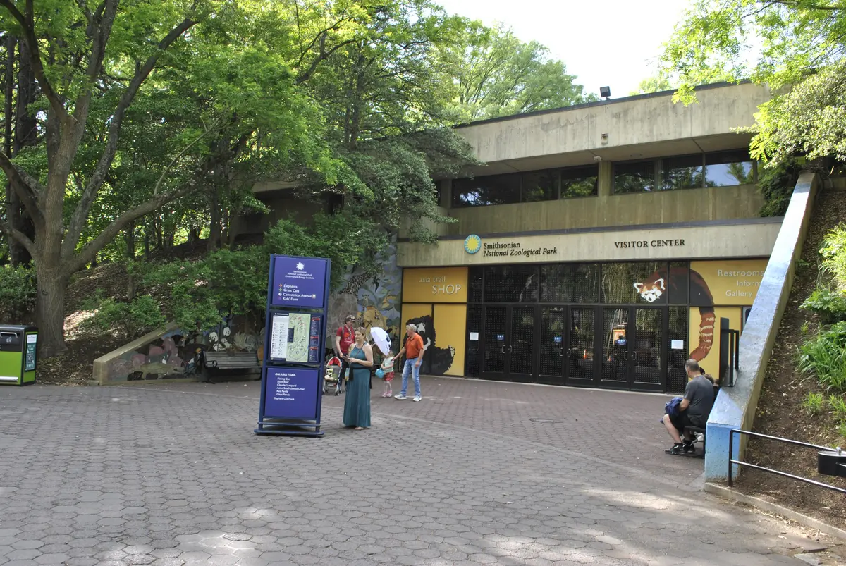 Visitor center building from outside